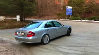 Mercedes E Class CDI W211 Winter Drift