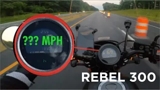 Honda Rebel 300 Top Speed