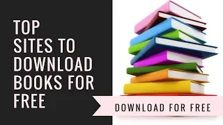 Top sites to download books for free | Top 3 sites!