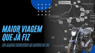 VIAGEM DE MOTO ATÉ PIRATUBA/SC (NO MAIOR EVENTO DE MOTOS DE SC)