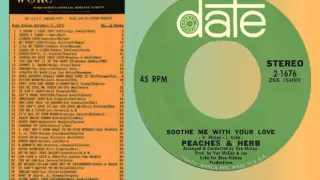 PEACHES & HERB - Soothe Me With Your Love (1970) Regional Hit