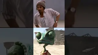 Johnny Depp In Rango Behind The Scenes Fun 🦎😆 #johnnydepp #funny #rango #shorts