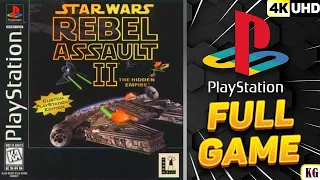 Star Wars: Rebel Assault II: The Hidden Empire | PS1| 4K60ᶠᵖˢ | Longplay Walkthrough Full Movie Game