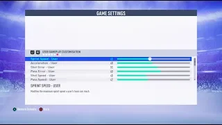 FIFA 19 Realistic Sliders Settings