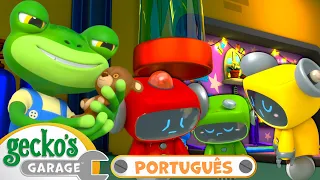 Os Mecânicos sonolentos | Garagem de Gecko em Português | Vídeos Educativos para Crianças