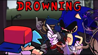 Drowning but it's a Sonic.EXE/Xenophane & BF Cover | FNF Annie VS Daddy Dearest