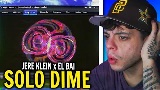 (REACCIÓN) JERE KLEIN - SOLO DIME FEAT EL BAI (VISUALIZER) | ARES KLEIN