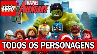 LEGO Marvel Vingadores (Avengers) | TODOS OS PERSONAGENS