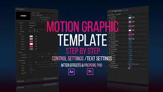 Create Motion Graphic Template (MOGRT) Step by Step in After Effects