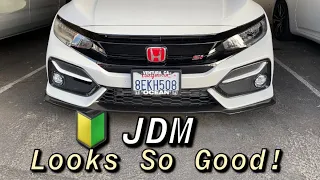 2020 Honda Civic Si get RED JDM Emblems!!! (Front / Rear / Steering Wheel)
