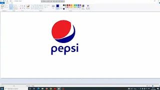 how to drow Pepsi logo in computer using ms point @rajaartdrawing ms point