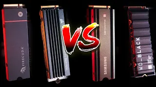 BEST SSD for PS5 ? Comparison & GIVEAWAY. Firecuda vs Corsair vs Samsung vs WD Black