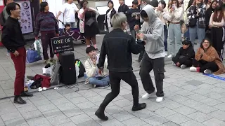 231018 kpop cover dance team ONE OF - My House (2PM) Hongdae busking