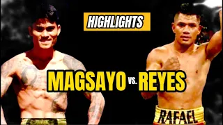 Brutal TKO Highlights| Mark Magnifico Magsayo vs Rafael Reyes Highlights