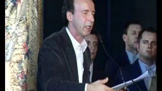 Roberto Benigni alla conclusione delle celebrazioni per il 150° anniversario dell'Unità d'Italia "