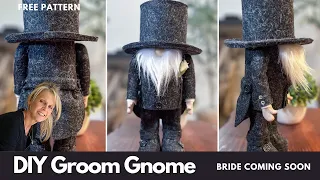 DIY Wedding Groom Gnomes: Say "I Do!" / Great for Wedding Decor