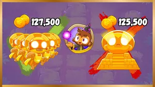 Tier 4 VS Tier 3 Magic Towers (Same Price Comparison) | BTD6