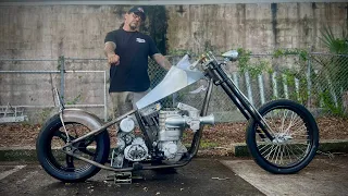 Blow Part 3: Billy Lane Harley Hot Rod Chopper West Coast Tank Indian Larry Biker Build Off Blower