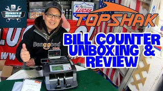 TOPSHAK TS-BC1 BILL CASH USD EURO CURRENCY Money Counter COUNTING Machine BANGGOOD UNBOXING & REVIEW