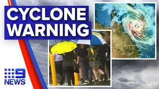 Tropical cyclone forms off QLD coast | Nine News Australia