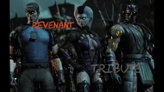 Mortal Kombat Revenant tribute (falling inside the black) all the revenants