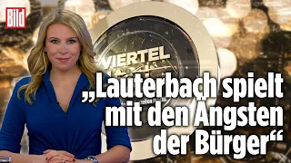 „Lauterbachs Impfkampagne ist ein Skandal“ | Nena Brockhaus bei Viertel nach Acht