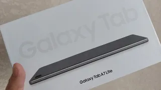 Samsung Galaxy Tab A 7 Lite / Распаковка/