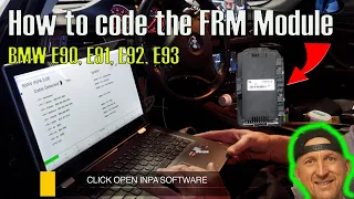 HOW TO CODE FRM(footwell) MODULE BMW E90, E91, E92, E93