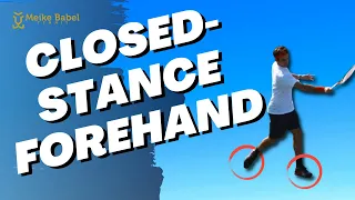 How to hit a closed-stance tennis forehand in tennis