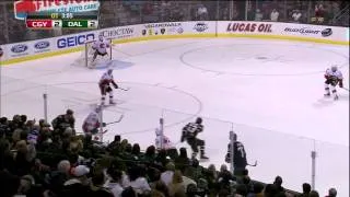 Flames @ Stars - Mike Ribeiro 3-2 OT Goal - 02.16.2012 - HD