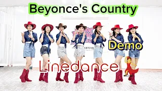 🌹Beyonce's Country Linedance(High Beginner/Improver) - Demo 🌺 비욘세스 컨츄리 라인댄스💃