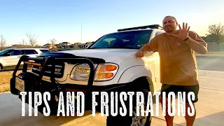 5 tips & frustrations | Gen 1 Sequoia