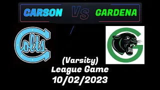2023 Carson High Girl’s Volleyball (Varsity): League Game (Carson vs Gardena)