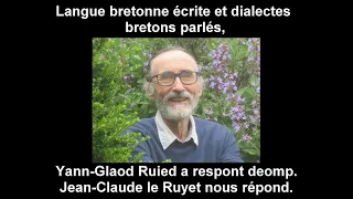 Langue bretonne, dialectes bretons, l'essentiel  part. 1/2