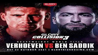 Rico Verhoeven VS Jamal Ben Saddik 2021 Main Fight around 22.30