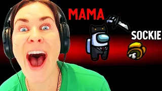 MAMA KILLED SOCKIE IN AMONG US Gaming w/ The Norris Nuts
