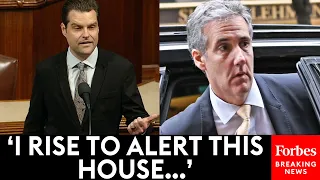 BREAKING NEWS: Matt Gaetz Claims Michael Cohen Lied To Trump Hush Money Jury In His Testimony