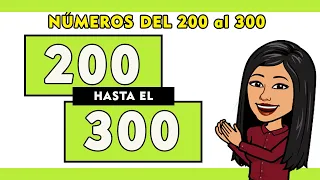 🔵Números del 200 al 300 en letras en español 😆  | Spanish Numbers 200-300