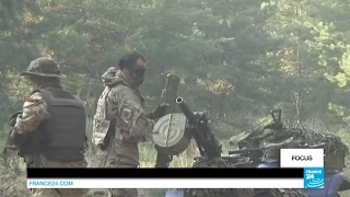 Ukraine - Exclusive report alongside the nationalist militia fighters