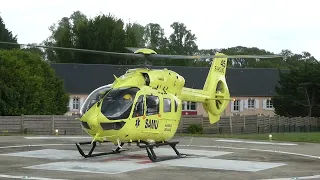 Samu 45 ( hélicoptère au décollage )