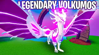 I Made The First LEGENDARY Volkumos - ROBLOX Dragon Adventures