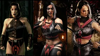 MORTAL KOMBAT SAREENA Evolution Skins Costumes MK MYTHOLOGIES - MK1 Mortal Kombat 1