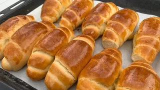 dinner rolls/milk bread recipe/bun/soft &chewy -- Cooking A Dream/Mommy Cooking