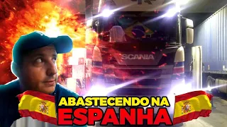 COMO ABASTECER OS CAMINHÕES NA ESPANHA 🇪🇸