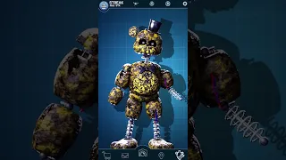 Ignited Golden Freddy FNaF Workshop Animation