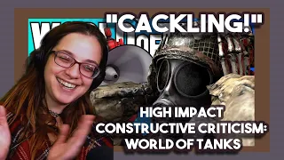 *Cackling* HIGH IMPACT CONSTRUCTIVE CRITICISM: World of Tanks by TheRussianBadger | React