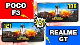 POCO F3 vs REALME GT🔥 - GAMING TEST 2021🔥 БОЛЬШОЕ СРАВНЕНИЕ В ИГРАХ! FPS + НАГРЕВ!