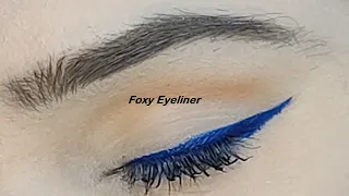 How To: Foxy Eyeliner For Semi Hooded Eyes| Eyeliner Tutorial