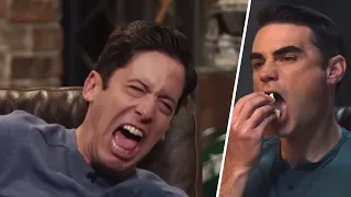 Ben Shapiro watches Michael Knowles laughing uncontrollably