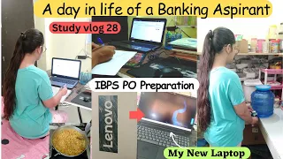 A day in life of banking aspirants. Study vlog 28 #studyvlogs #bankingaspirant #studyroutine #ibpspo